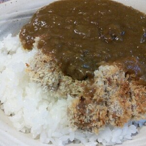 ガッツリ☆牛カツカレー(*^^*)☆